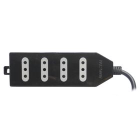 Alargador múltiple sin switch 4 posiciones 1.5 m 10A 250V negro