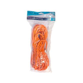 Extensión eléctrica 1 posición 15 m 10A 250V naranjo