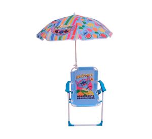 Silla director con quitasol Stitch