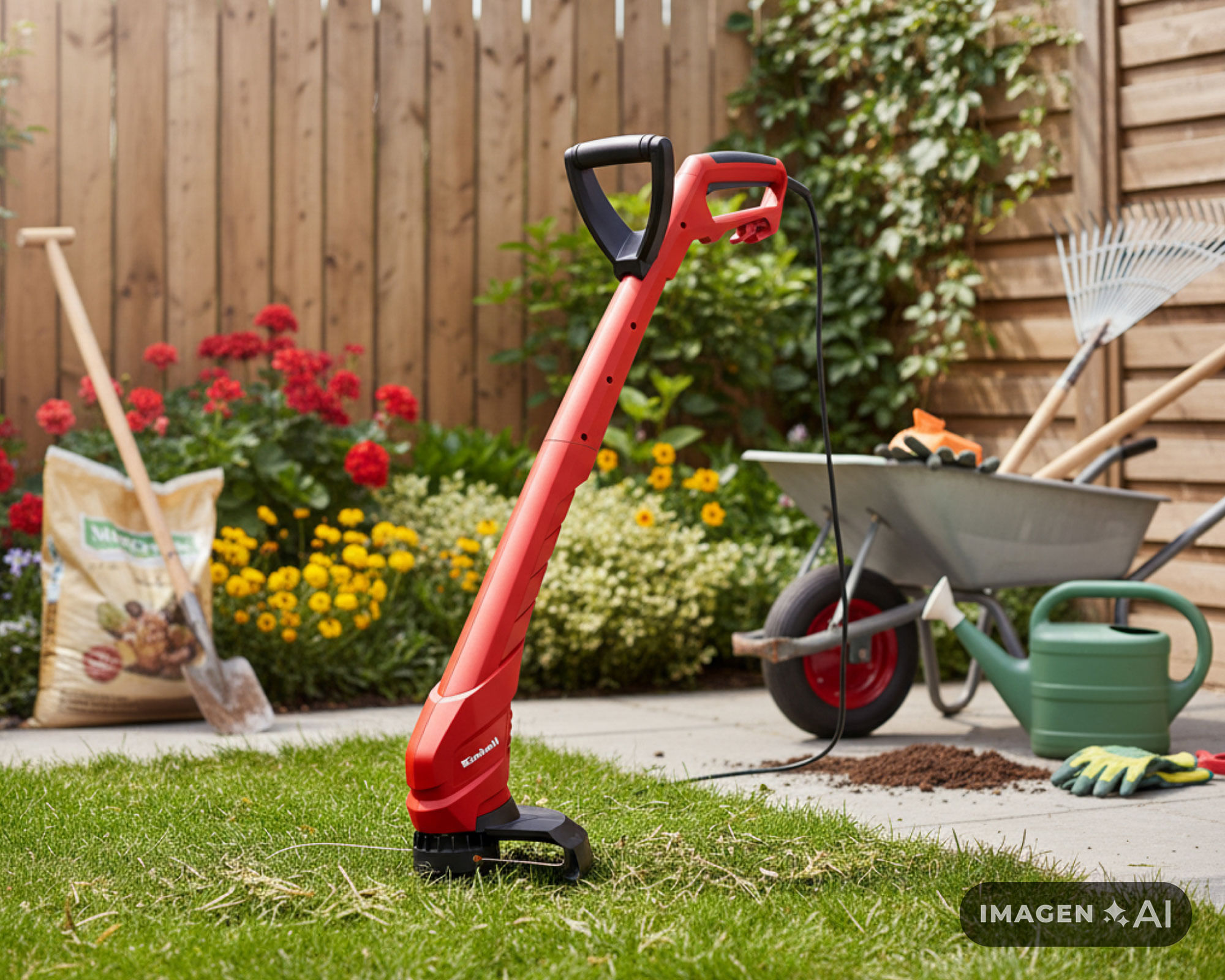 Orilladora GC-ET 3023 rojo 300W | Easy.cl