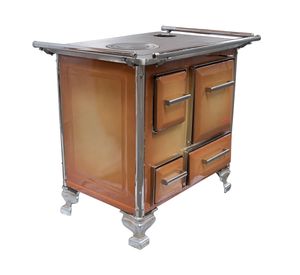 Cocina a leña difumada 1 Quemador 90x60x80 cm