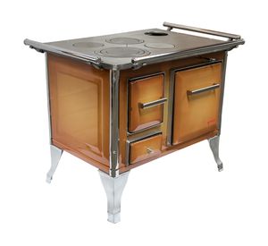 Cocina a leña Tradicional difumado 4 Quemadores 70x46x70 cm