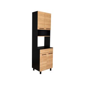 Mueble microondas Luna wengué/fresno europeo