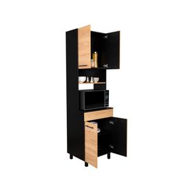 Mueble microondas Luna wengué/fresno europeo