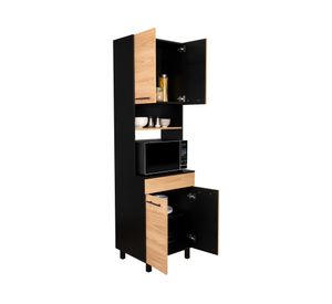 Mueble microondas Luna wengué/fresno europeo