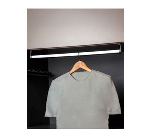 Barra clóset ovalada cromada 300 cm