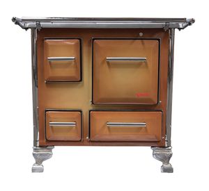 Cocina leña difumado 1 quemador 80x56x80 cm