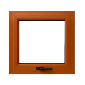 Ventana termopanel Proyectante PVC 50x50x10 cm roble dorado