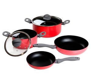 Batería cocina Arrecife rojo 6 Piezas