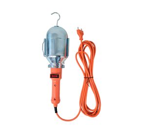 Luz de trabajo metálica 5 m naranjo