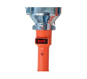 Luz de trabajo metálica 5 m naranjo