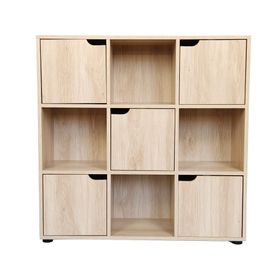 Estante Leo natural 5 puertas