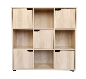 Estante Leo natural 5 puertas