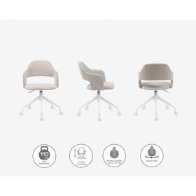 Silla PC Idalis beige