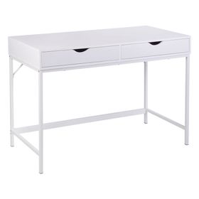 Escritorio Oregón blanco 2 cajones