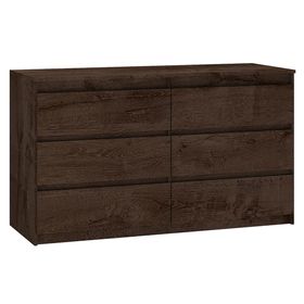 Cómoda Grecco tabaco 6 cajones