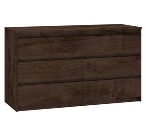 Cómoda Grecco tabaco 6 cajones