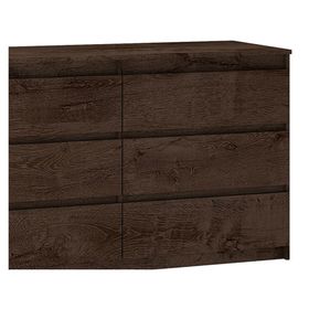 Cómoda Grecco tabaco 6 cajones