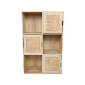 Estante Bali ratán 3 puertas 3 espacios