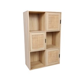 Estante Bali ratán 3 puertas 3 espacios