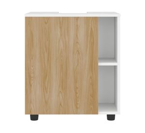 Mueble lavamanos Pascuale blanco/fresno 1 puerta