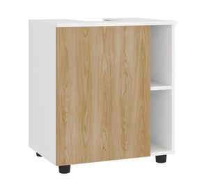 Mueble lavamanos Pascuale blanco/fresno 1 puerta