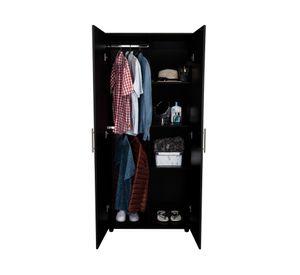 Clóset 2 puertas Tera wengue 180x80x48 cm