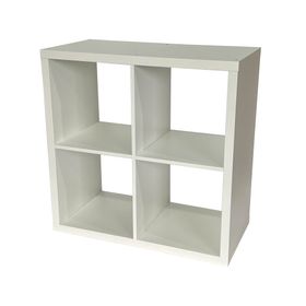 Estante Liam blanco 4 espacios 77x77x39 cm