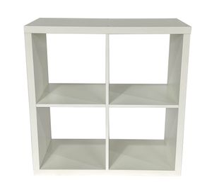 Estante Liam blanco 4 espacios 77x77x39 cm