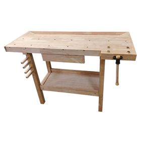 Banco trabajo madera 86x126x62 cm
