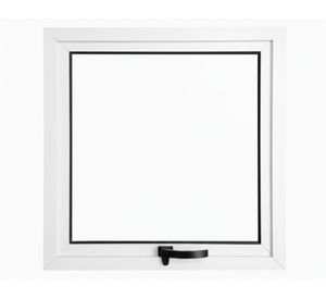 Ventana Línea 42 aluminio blanco 60x60 cm