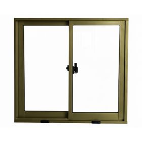 Ventana Línea 4000 aluminio titanio 150x150 cm