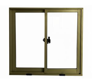 Ventana Línea 4000 aluminio titanio 150x150 cm