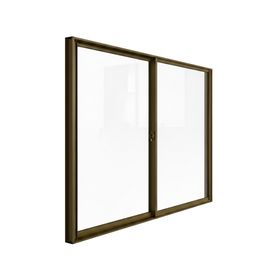 Ventana Línea 4000 aluminio titanio 150x150 cm