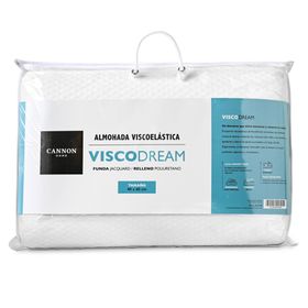 Almohada Viscodream poliuretano blanco 40x60 cm