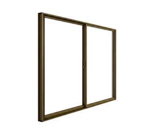 Ventana Línea 4000 aluminio titanio 140x120 cm