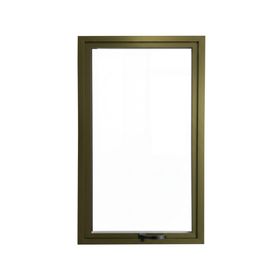 Ventana Línea 42 aluminio titanio 60x120 cm