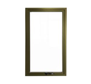 Ventana Línea 42 aluminio titanio 60x120 cm