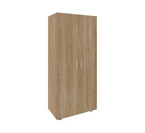 Clóset 2 puertas Tera fresno europeo/wengué 180x80x48 cm