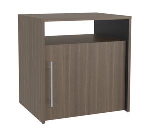 Velador Bigaf 1 puerta milan/wengué