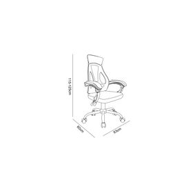 Sillón ejecutivo Umag negro