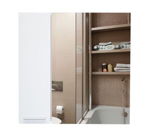 Botiquín con espejo Sines blanco 60x60x14.9 cm