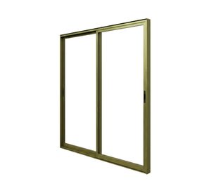 Ventana Línea 25 titanio 195x205 cm