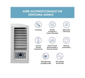 Aire acondicionado Split GEVR12ECO-R32 1162 W 12000 BTU frío/calor