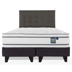 Cama Europea Majesty súper king + respaldo Design grafito