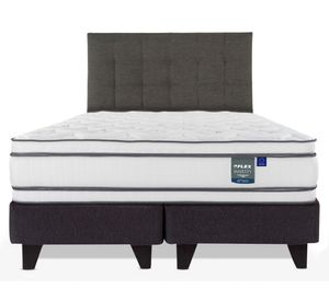 Cama Europea Majesty súper king + respaldo Design grafito