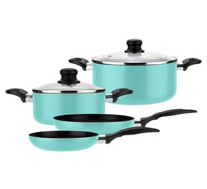 Batería cocina Gourmet menta 6 Piezas
