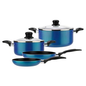Batería cocina Gourmet azul 6 Piezas