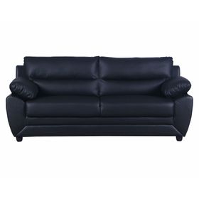 Sofá 3 cuerpos Robert negro