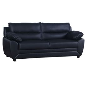 Sofá 3 cuerpos Robert negro